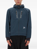 and Wander zip-pockets hooded jacket