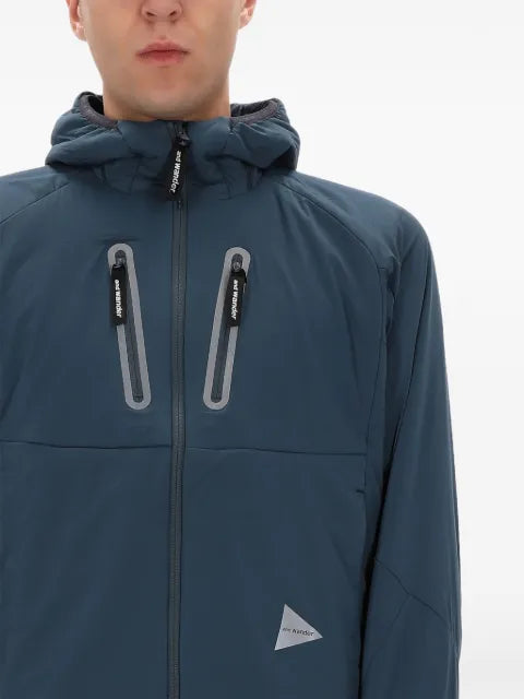 and Wander zip-pockets hooded jacket