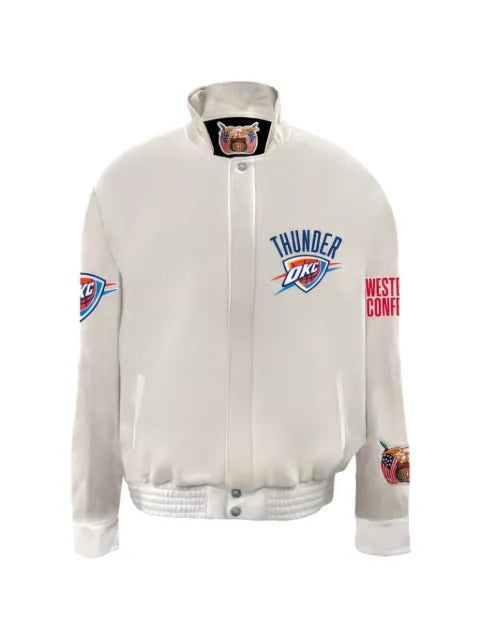 Jeff Hamilton  Oklahoma City Thunder bomber jacket
