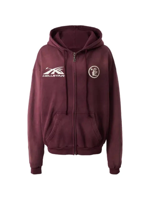 HELLSTAR zip-up hoodie