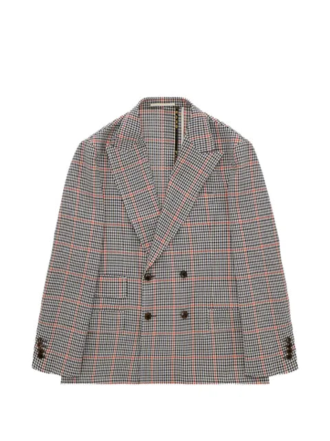 Fortela plaid double-breasted blazer