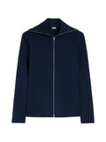 Jil Sander technical zip-up cardigan