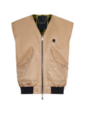 John Richmond flap-pocket zip-up gilet
