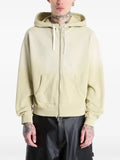 Brain Dead padded-elbow zip-up hoodie
