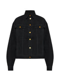 Willy Chavarria logo-buttoned denim jacket