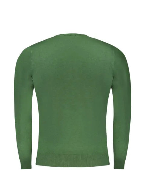 Cavalli Class embroidered-logo crew-neck sweater