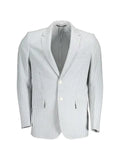 Gant notch-lapels striped blazer