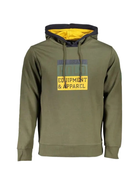 U.S. Grand graphic-print cotton hoodie