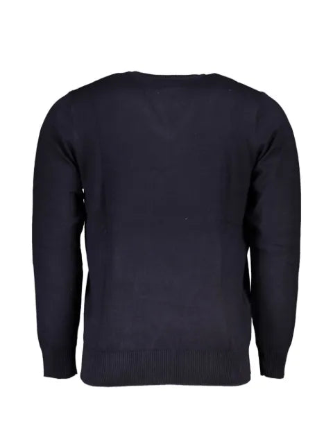 U.S. Grand V-neck embroidered sweater