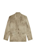Diesel blazer in wrinkled satin