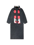 PROTOTYPES floral-jacquard terrycloth coat