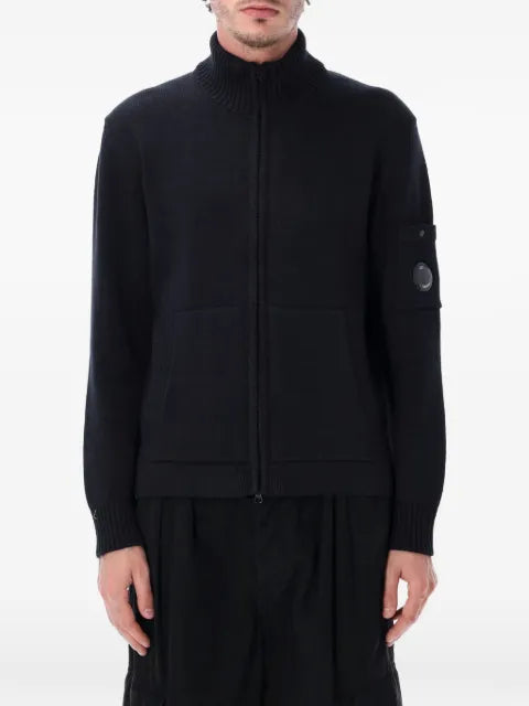 C.P. Company compact cotton zipped cardigan