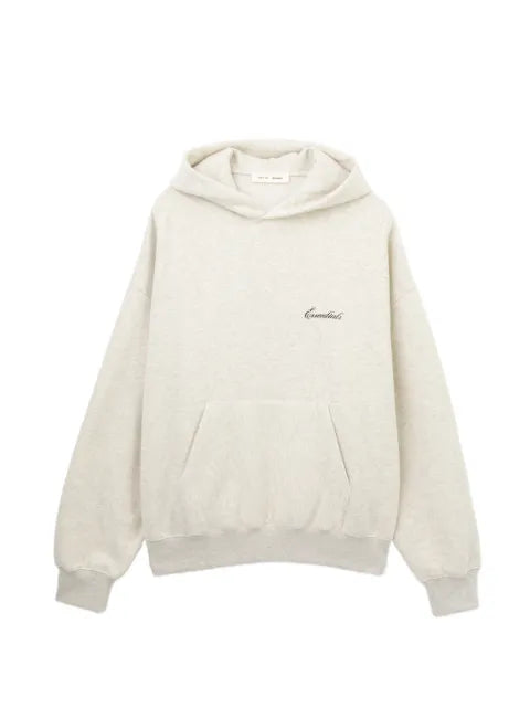 ESSENTIALS logo-embroidered hoodie