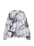 Magic Stick snow-camo crew-neck sweatshirt