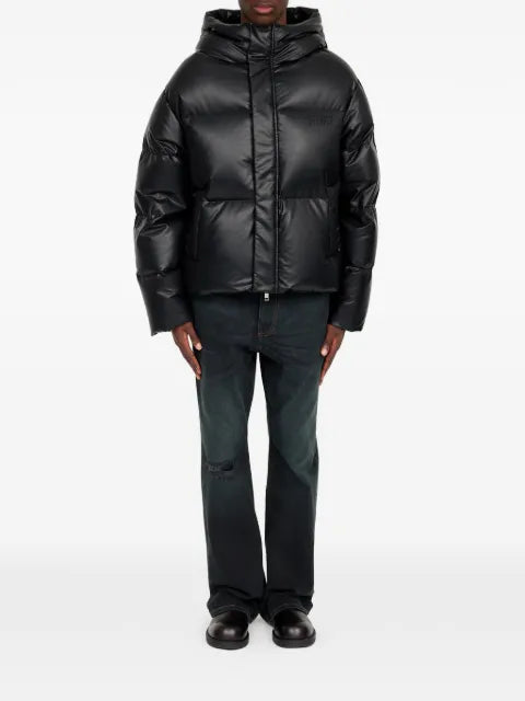 MM6 Maison Margiela hooded puffer jacket