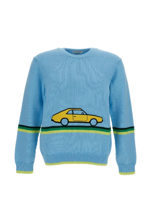 JW Anderson car-intarsia striped sweater