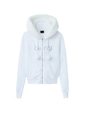 GV Gallery Raspberry Hills pom-pom zip-up hoodie