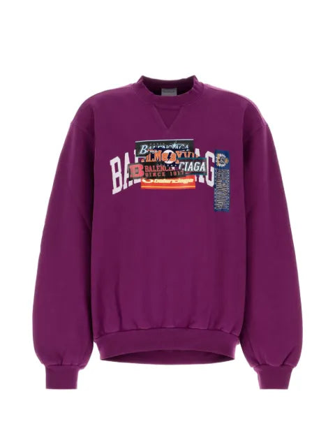 Balenciaga logo-patch sweatshirt