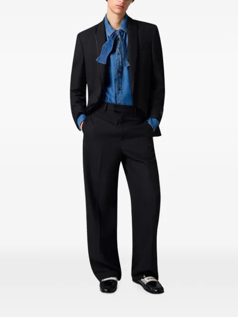 MSGM shawl-lapel tailored blazer