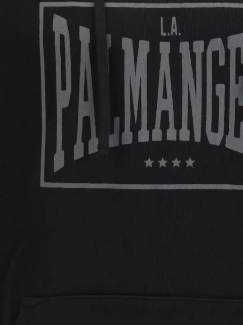 Palm Angels logo-print loose-fit hoodie