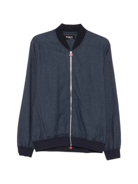 Kiton zip-up bomber jacket