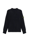Stone Island logo-patch long-sleeve sweater