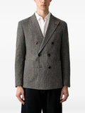 Joop! herringbone double-breasted blazer