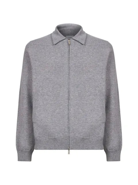 Lardini zip-up shirt-collar jacket