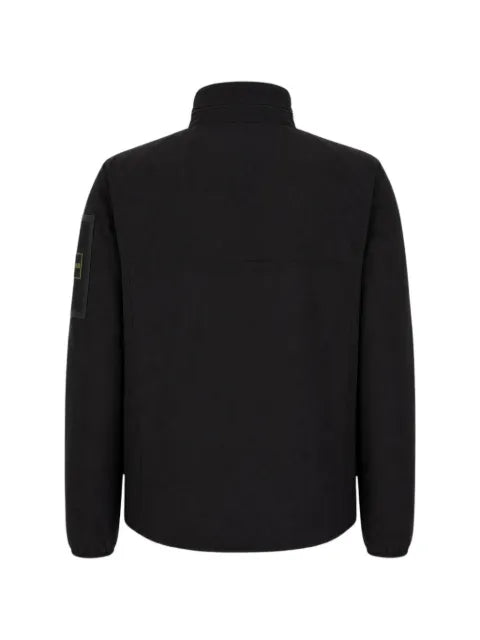 HUGO logo-patch high-neck jacket