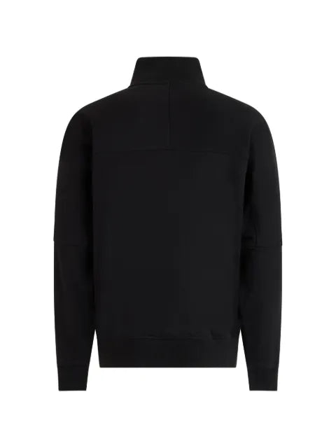 BOSS logo-embroidered high-neck sweater