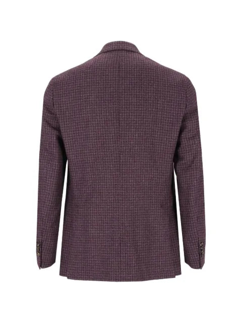 Al Duca D’Aosta 1902 houndstooth single-breasted blazer