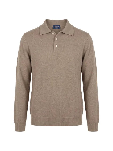 Drumohr long-sleeve polo sweater