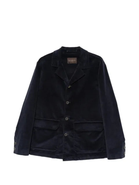 Incotex Bacaro corduroy-textured button-up jacket