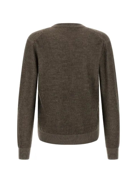 Brioni vanisé-weave raglan-sleeve sweater