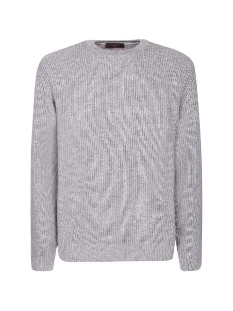 Zanone ribbed-knit crew-neck sweater