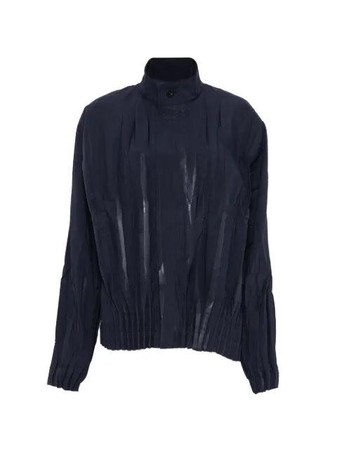 Issey Miyake Men pleated-design jacket