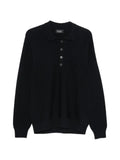AROVESCIO half-button sweater