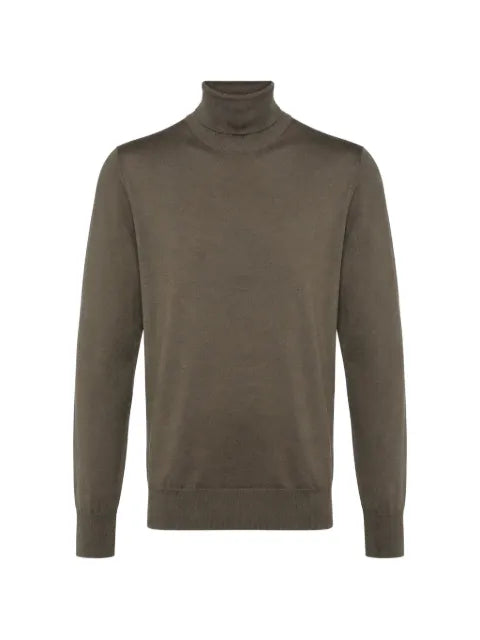 Caruso roll-neck long-sleeve sweater