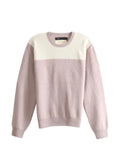 Frenckenberger colour-block crew-neck sweater