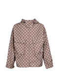 RASSVET tartan-pattern hooded jacket