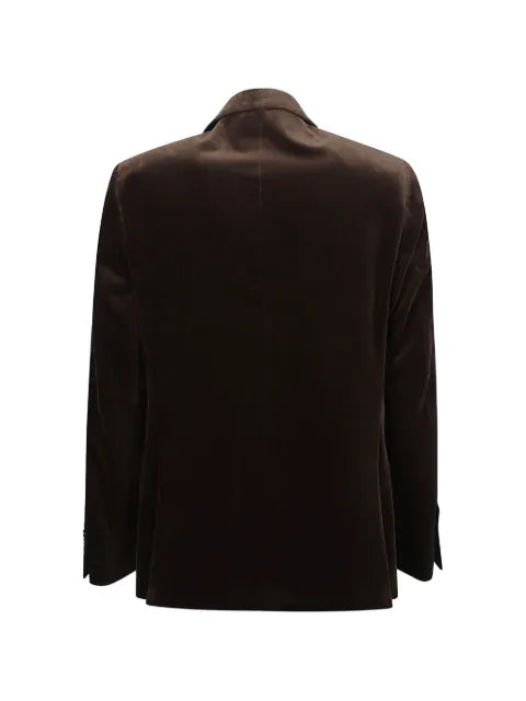 Lardini long-sleeve peak-lapel blazer