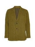 Homme Plissé Issey Miyake plissé-effect single-breasted jacket