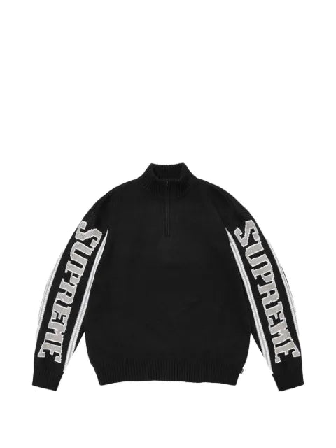 Supreme jacquard-sleeve sweater
