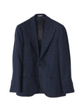 Brunello Cucinelli Prince of Wales check single-breasted blazer