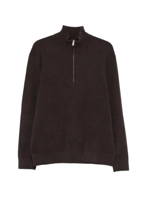 NN07 half-zip ribbed sweater