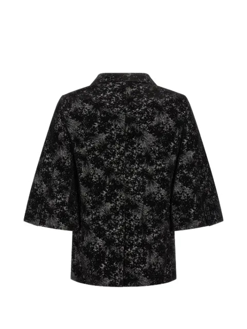 Comme des Garçons Homme Plus abstract-pattern wide-sleeve blazer