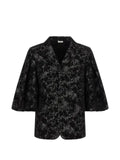 Comme des Garçons Homme Plus abstract-pattern wide-sleeve blazer