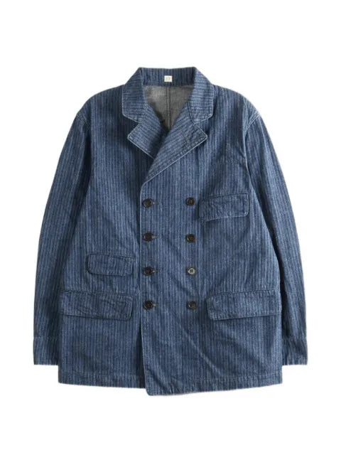 TAIGA TAKAHASHI Lot.722 double-breasted striped blazer