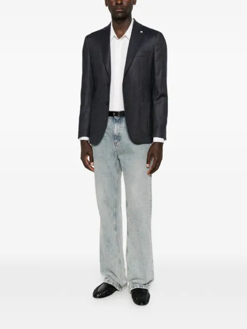 Manuel Ritz single-breasted notch-lapel blazer