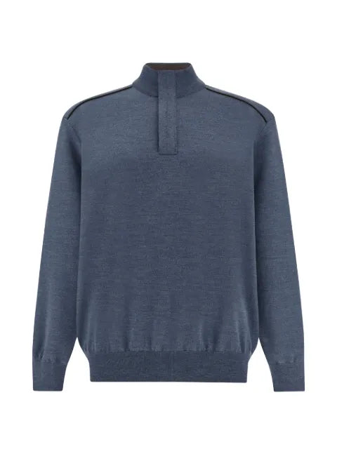 Paul & Shark merino wool half-zip sweater